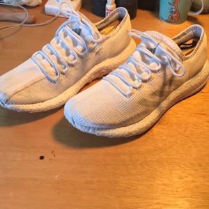 White Adidas Pure Boost